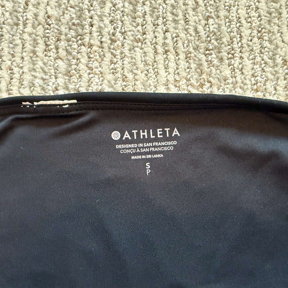 Athleta Classic Full Swim Bikini Bottom Black Small.  Bottoms only! - Picture 3 of 5